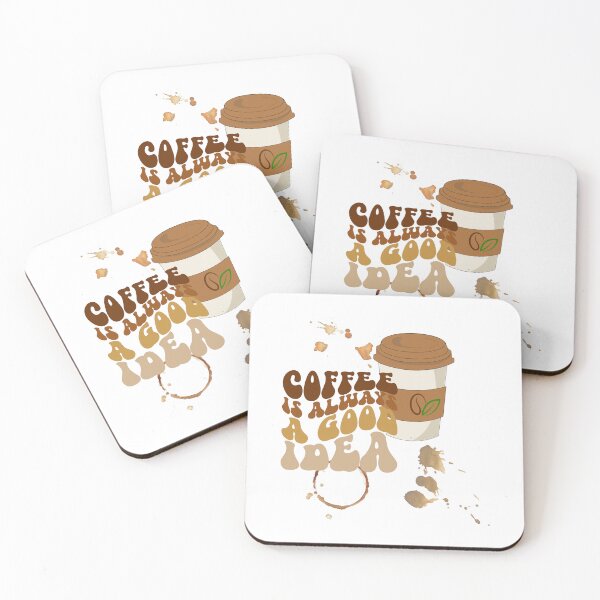 Item preview, Coffee Is Always a Good Idea – Retro Coffee Quote Design designed and sold by Aura Design.