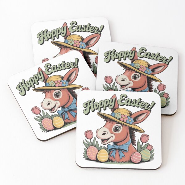 Item preview, Vintage Easter Donkey – Cute Retro Spring Animal Illustration designed and sold by Youpiworld.