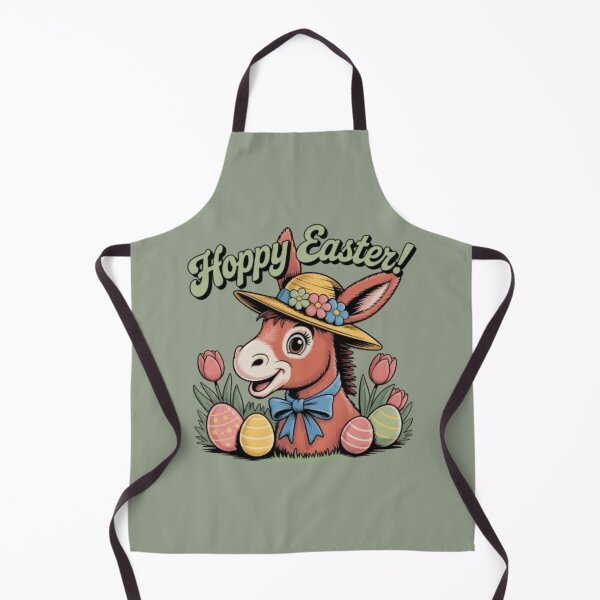 Item preview, Vintage Easter Donkey – Cute Retro Spring Animal Illustration designed and sold by Youpiworld.