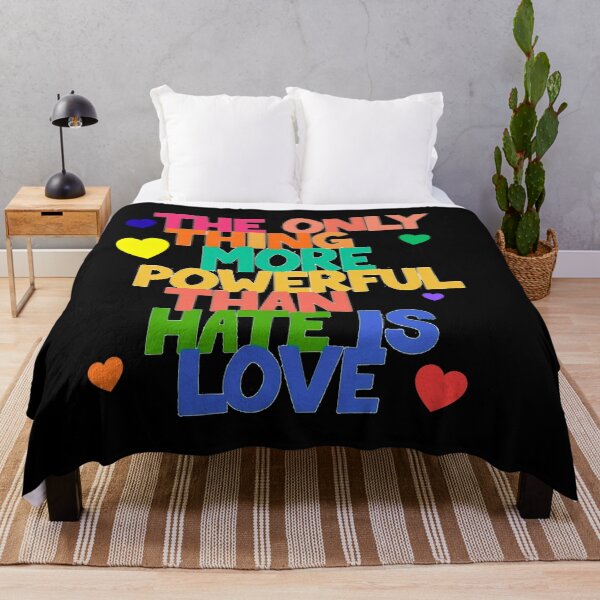 Item preview, The only thing more powerful than hate is love designed and sold by Stefrait-7.