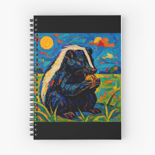 Item preview, Skunk Family – Artistic Wildlife Print #5 designed and sold by Helios Be. Lavsh.