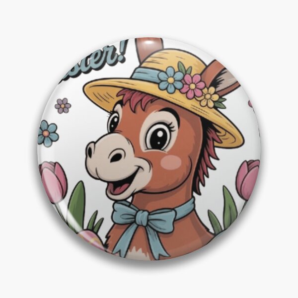 Item preview, Vintage Easter Donkey – Cute Retro Spring Animal Illustration designed and sold by Youpiworld.