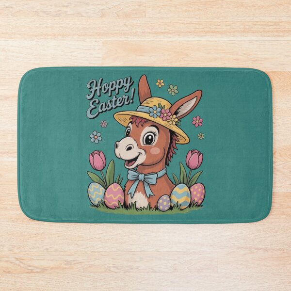 Item preview, Vintage Easter Donkey – Cute Retro Spring Animal Illustration designed and sold by Youpiworld.
