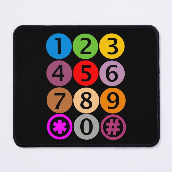 Item preview, Colorful Minimal Number Grid designed and sold by NNAANN.