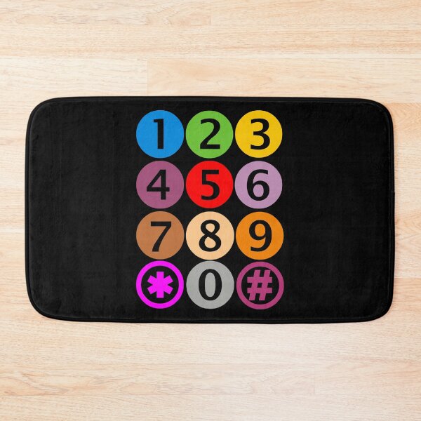 Item preview, Colorful Minimal Number Grid designed and sold by NNAANN.