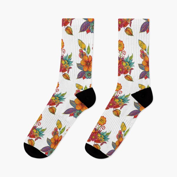 Item preview, Vibrant Bohemian Floral Folk Art Illustration - DesignArtistia designed and sold by DesignArtist.ia.
