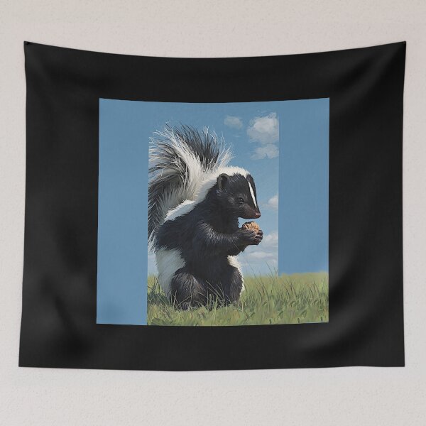 Item preview, Skunk Family – Artistic Wildlife Print #6 designed and sold by Helios Be. Lavsh.