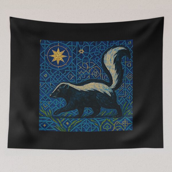 Item preview, Skunk Family – Artistic Wildlife Print #7 designed and sold by Helios Be. Lavsh.