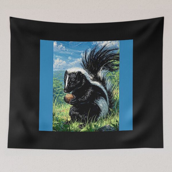 Item preview, Skunk Family – Artistic Wildlife Print #8 designed and sold by Helios Be. Lavsh.