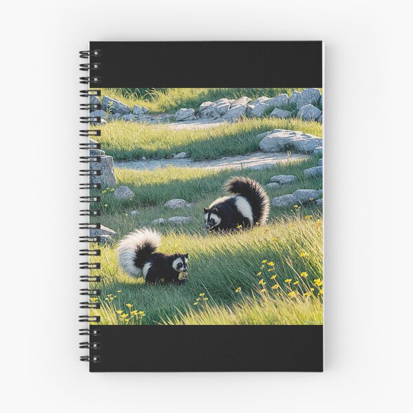 Item preview, Skunk Family – Artistic Wildlife Print #9 designed and sold by Helios Be. Lavsh.