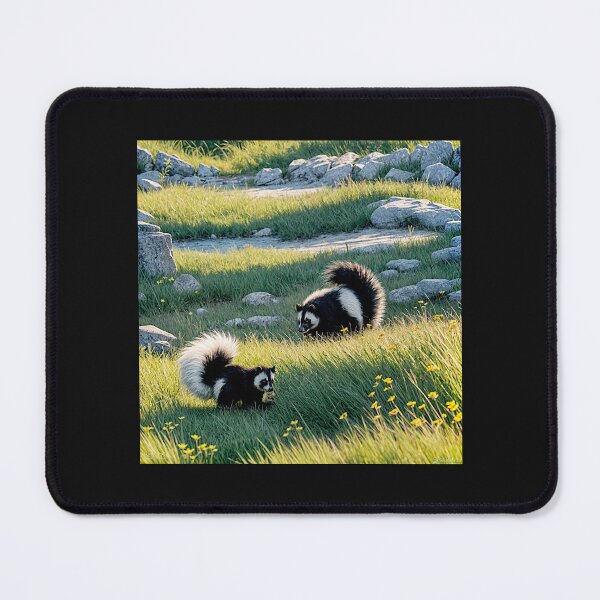 Item preview, Skunk Family – Artistic Wildlife Print #9 designed and sold by Helios Be. Lavsh.
