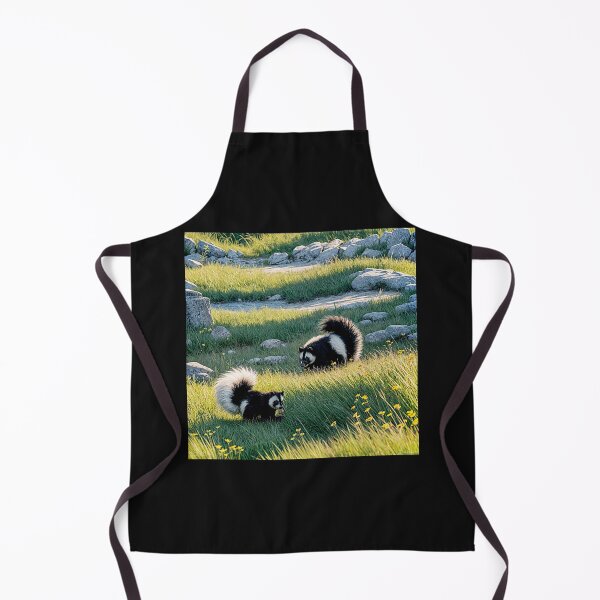 Item preview, Skunk Family – Artistic Wildlife Print #9 designed and sold by Helios Be. Lavsh.