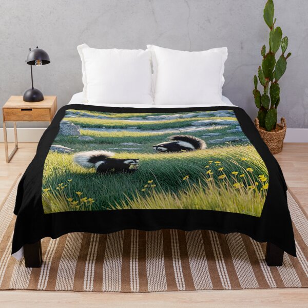 Item preview, Skunk Family – Artistic Wildlife Print #9 designed and sold by Helios Be. Lavsh.