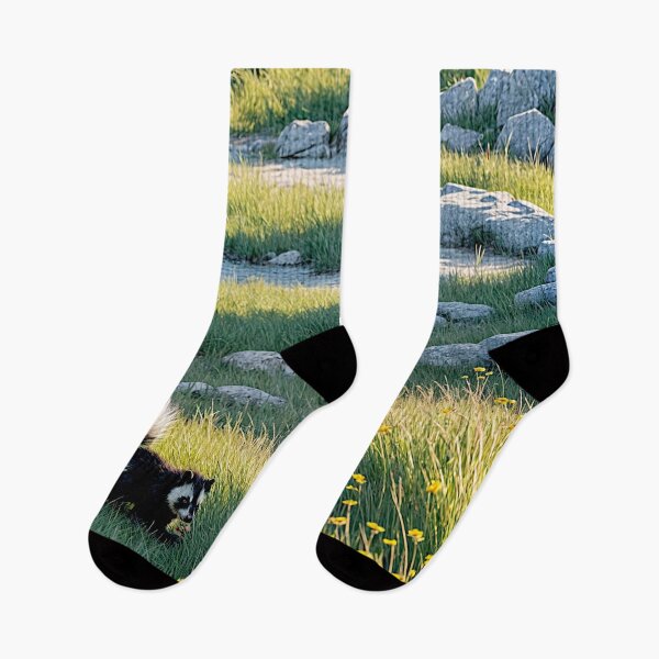 Item preview, Skunk Family – Artistic Wildlife Print #9 designed and sold by Helios Be. Lavsh.
