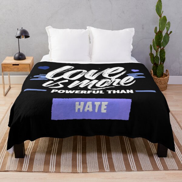 Item preview, Love Is More Powerful Than Hate designed and sold by Stefrait-7.