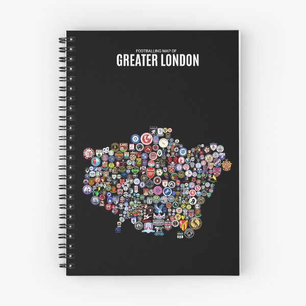 Item preview, Mens Footballing Map of Greater London designed and sold by Footy-Maps.