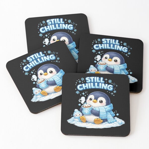 Item preview, Still Chilling Cute Penguin Shirt designed and sold by Papier Atelier Art.