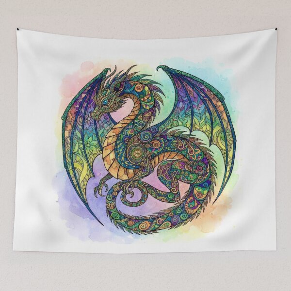 Item preview, Dragon Swirls designed and sold by PaintedbyCarol.