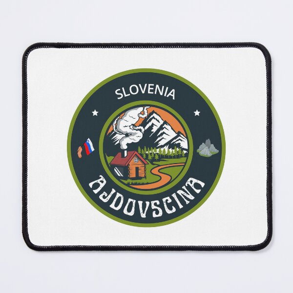 Item preview, Ajdovscina Slovenia | Green Travel Emblem designed and sold by World Designs.