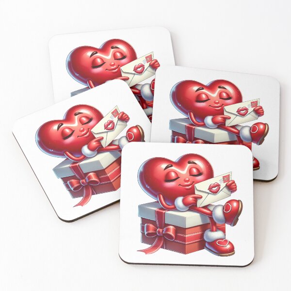 Item preview, Sweet Valentine Love Letter Gift Box - Cute Romantic Heart & Envelope Art designed and sold by FuzionRaptor.
