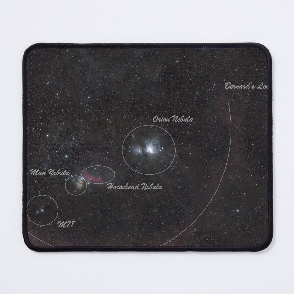Item preview, Nebulae In Orion Constellation Visualized designed and sold by Ro's Photos.