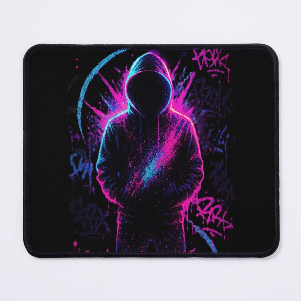 Item preview, Neon Phantom Urban Glow designed and sold by 3free3street - Neon & Graffiti Digital Art.