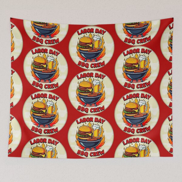 Item preview, Labor Day BBQ Crew Grill Shirt – Holiday Barbecue Worker Celebration Design designed and sold by Topoartispp.