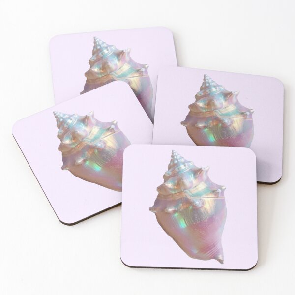 Item preview, rainbow pearlescent conch shell it girl star girl sticker designed and sold by inainart.