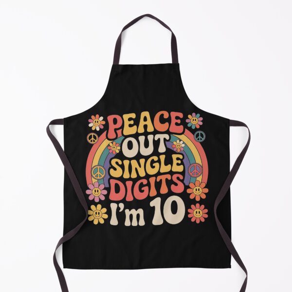 Item preview, Peace Out Single Digits I’m 10 Retro Hippie Birthday Shirt Groovy 70s Style Funny Kids Gift designed and sold by Youpiworld.