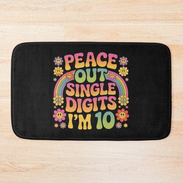 Item preview, Copy of  Peace Out Single Digits I’m 10 Retro Hippie Birthday Shirt Groovy 70s Style Funny Kids Gift designed and sold by Youpiworld.
