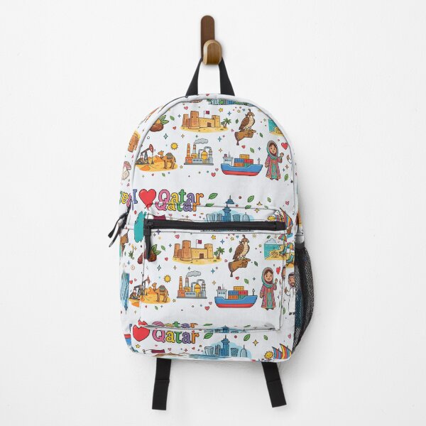Item preview, I Love Qatar, map, Modern Doha Skyline & Traditional Heritage Art designed and sold by mashmosh.