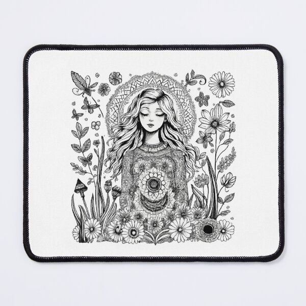 Item preview, Mikaela the chosen one - Zentangle art designed and sold by Substance_life.