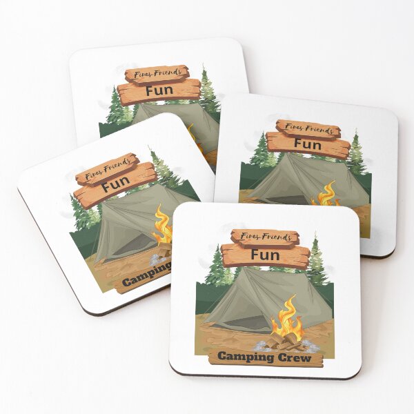 Item preview, Fires Friends Fun Camping Crew designed and sold by LuveraxArt.