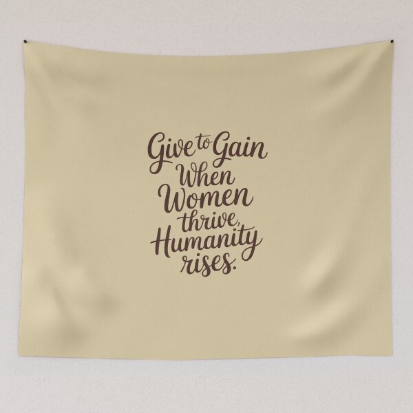 Item preview, When Women Thrive Humanity Rises – Feminist Empowerment Inspirational Quote designed and sold by ABLAT-CREATIONS.
