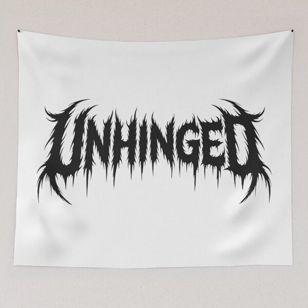 Item preview, Unhinged Meme Death Metal Style Text designed and sold by Eh Plus Designs.