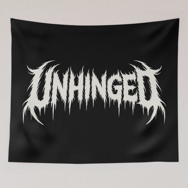 Item preview, Unhinged Meme Death Metal Style Text designed and sold by Eh Plus Designs.