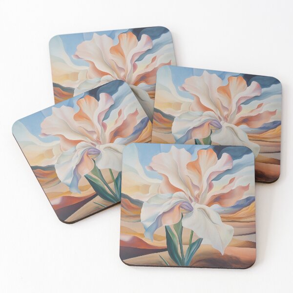 Item preview, Desert Bloom - Georgia O'Keeffe Inspired Floral Art designed and sold by Caspereickeart.