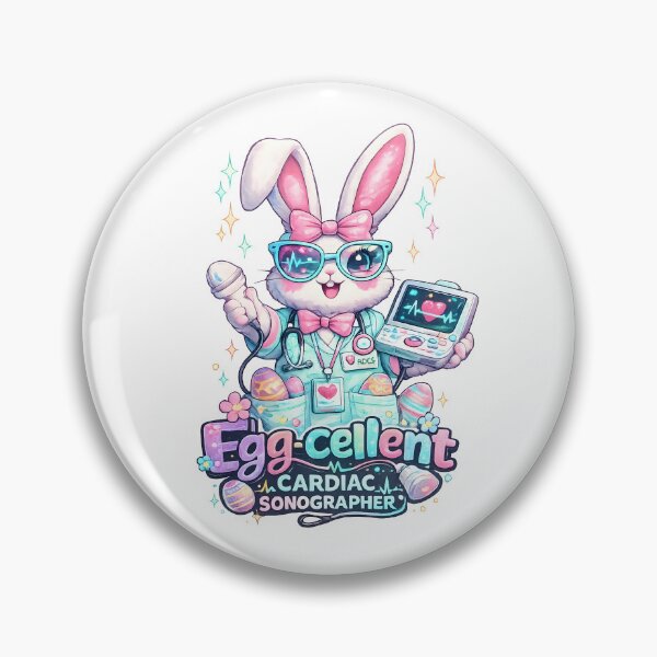 Item preview, Egg-cellent Cardiac Sonographer Easter Design – Cute Echo Tech Gift designed and sold by ClinicalHubs.