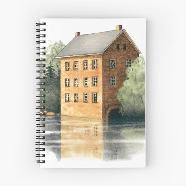 Item preview, Stone Mill, Old Grist Mill Historic Building designed and sold by JoyfulWhimsy.
