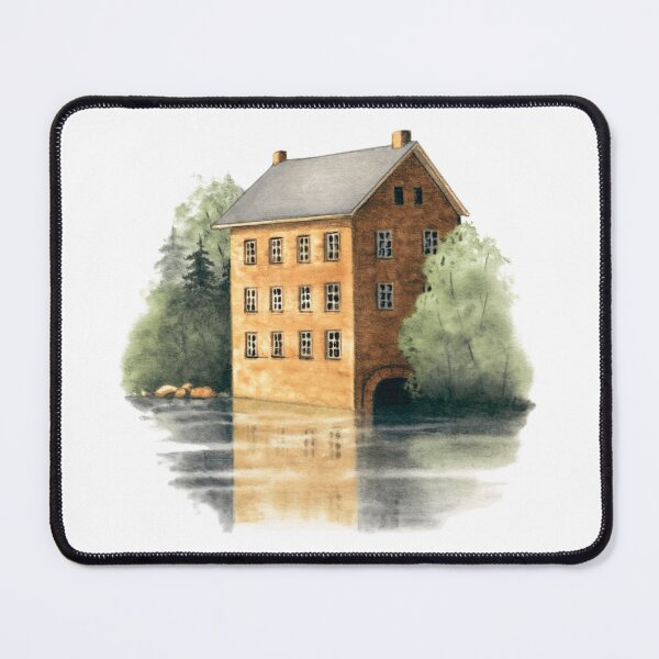 Item preview, Stone Mill, Old Grist Mill Historic Building designed and sold by JoyfulWhimsy.