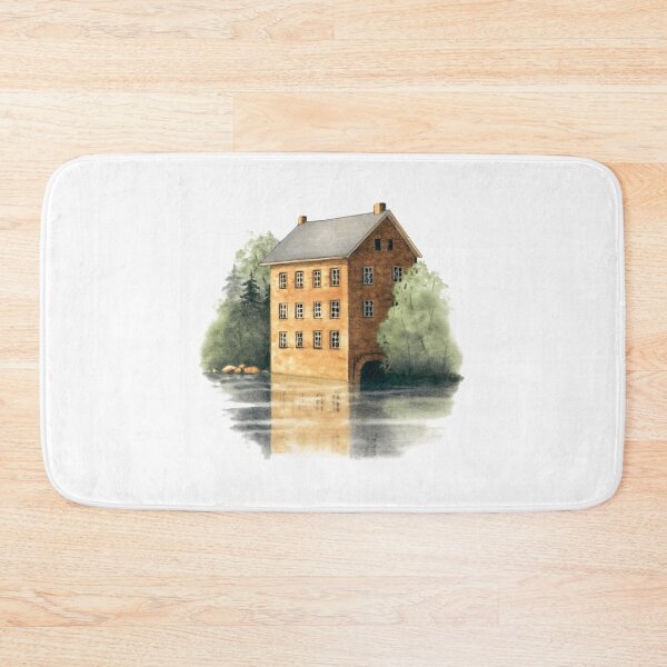 Item preview, Stone Mill, Old Grist Mill Historic Building designed and sold by JoyfulWhimsy.
