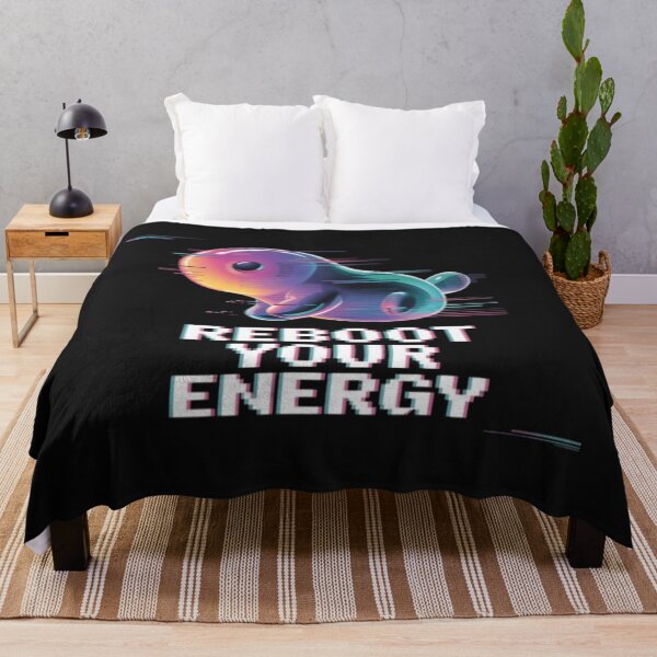 Item preview, Copy of Retro Futuristic Reboot Your Energy Cute Cyber Robot Y2K Vaporwave Gamer Shirt designed and sold by Youpiworld.