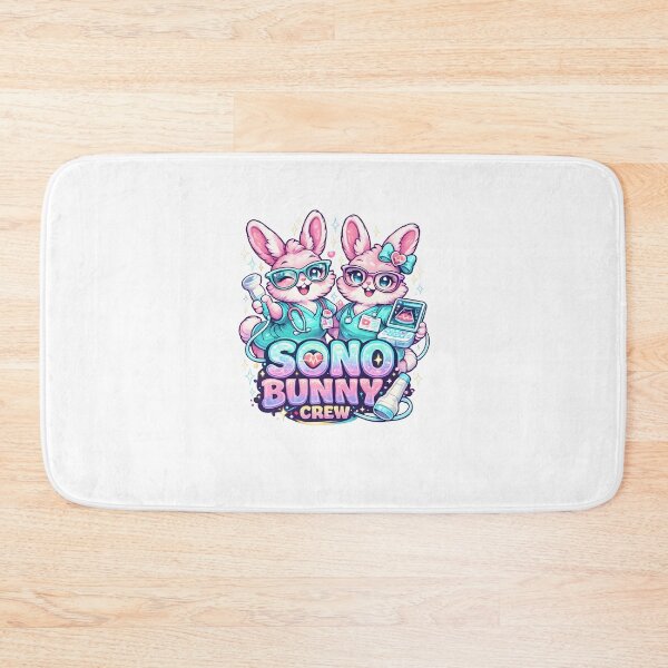 Item preview, Sono Bunny Crew – Cute Cardiac Sonographer & Ultrasound Tech Team Design designed and sold by ClinicalHubs.