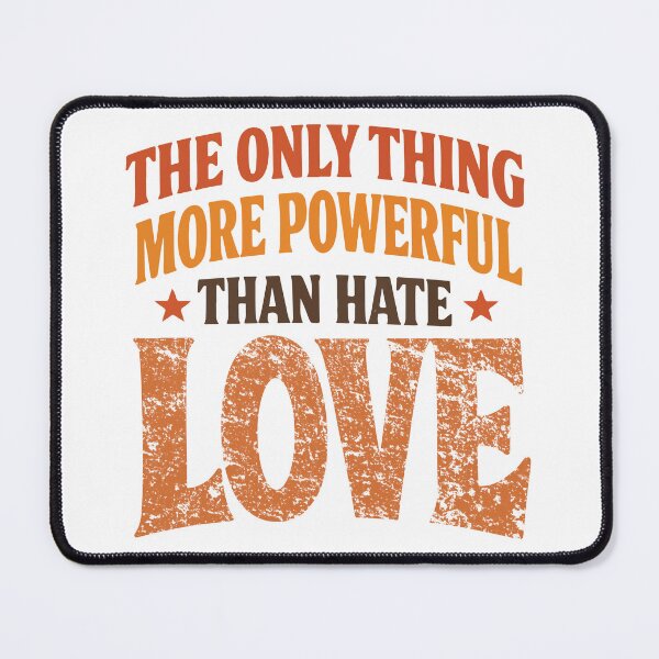 Item preview, Vintage Design The Only Thing More Powerful Than Hate Is Love designed and sold by eyllismerch.