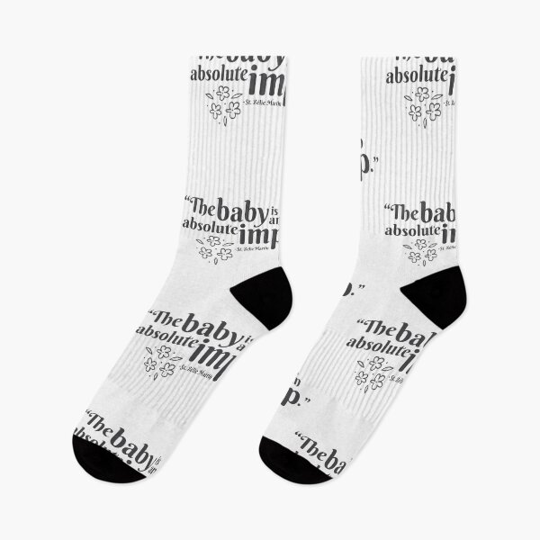 Item preview, St. Zelie Martin "Baby Imp" Floral Design designed and sold by Sass of the Saints.
