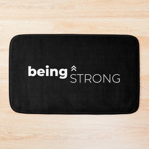 Item preview, Being Strong (black) designed and sold by Being Minimal.