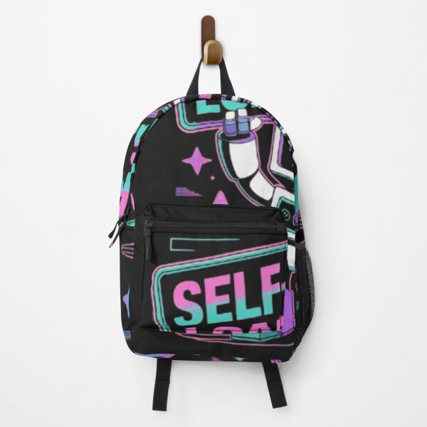 Item preview, Self Care Loading Retro Futuristic Cute Cyber Mascot Y2K Vaporwave Wellness Shirt designed and sold by Youpiworld.