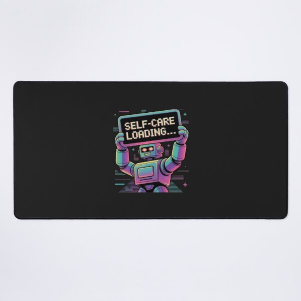 Item preview, Copy of Self Care Loading Retro Futuristic Cute Cyber Mascot Y2K Vaporwave Wellness Shirt designed and sold by Youpiworld.
