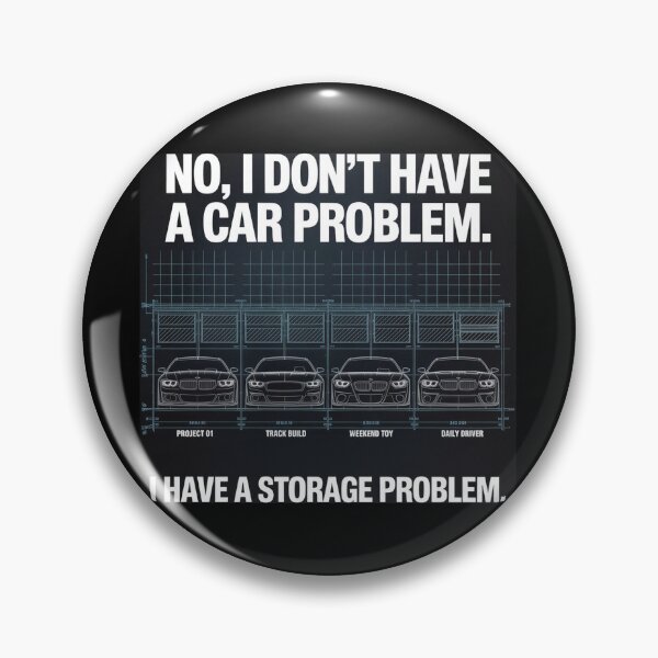 Item preview, No I Don't Have a car Problem I Have a Storage Problem garage blueprint design designed and sold by faridman.