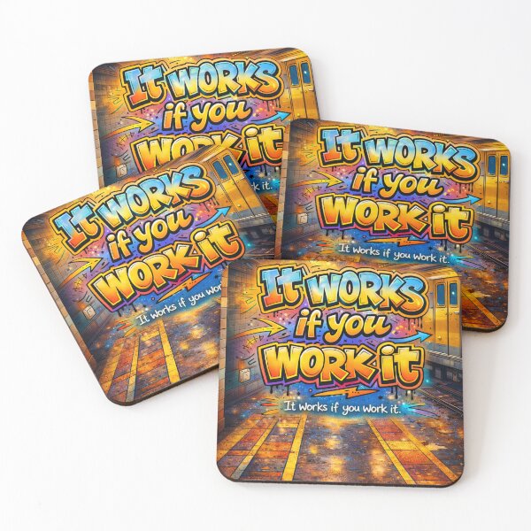 Item preview, It Works If you Work it Recovery Art  designed and sold by Recovery4Life.